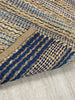 3’ x 4’ Navy and Tan Braided Jute Area Rug