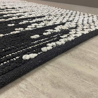 3’ x 4’ Gray and White Transition Area Rug