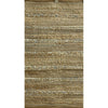 2’ x 5’ Soft Blue and Tan Braided Stripe Area Rug