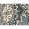 5’ Round Blue Traditional Medallion Area Rug
