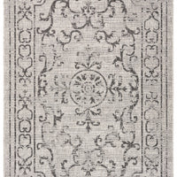 2’ x 3’ Grayscale Indoor Outdoor Scatter Rug