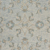 5’ x 7’ Blue and Cream Filigree Area Rug