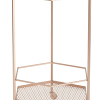 Hex Bar Cart Gold