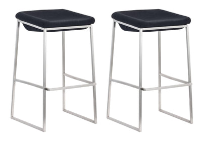 Lids Barstool (Set of 2) Dark Gray