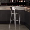 Polished Steel Bar Chair