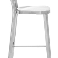 Polished Steel Bar Chair