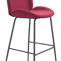 Miles Bar Chair Red