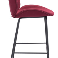 Miles Bar Chair Red