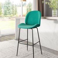 Miles Bar Chair Green