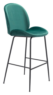 Miles Bar Chair Green