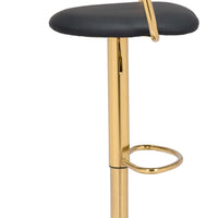 Gusto Bar Chair Black &amp; Gold