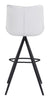 Aki Bar Chair (Set of 2) White &amp; Black