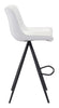 Aki Bar Chair (Set of 2) White &amp; Black