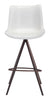 Aki Bar Chair (Set of 2) White &amp; Walnut