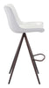 Aki Bar Chair (Set of 2) White &amp; Walnut