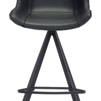 Aki Bar Chair (Set of 2) Black