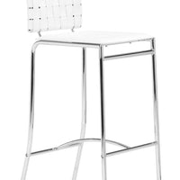 Criss Cross Bar Chair (Set of 2) White