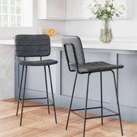 Boston Counter Chair Vintage Black