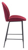 Miles Counter Chair Red