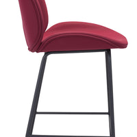 Miles Counter Chair Red