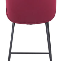 Miles Counter Chair Red