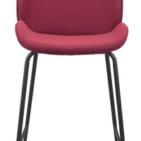 Miles Counter Chair Red