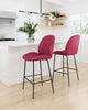 Miles Counter Chair Red