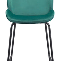 Miles Counter Chair Green