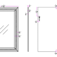 Mosaic Tiled Wall Mirror