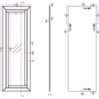 Silver Classic Full Length Mirror