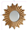 Golden Sun Accent Mirror