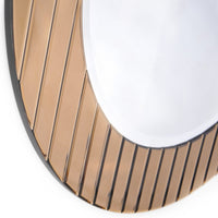 Yukon Gold Striped Mirror