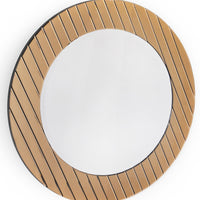 Yukon Gold Striped Mirror