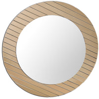 Yukon Gold Striped Mirror