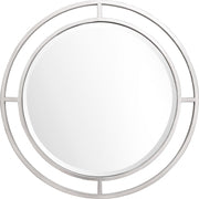 Silver Chic Round Wall Mirror