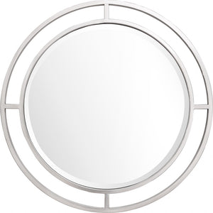 Silver Chic Round Wall Mirror