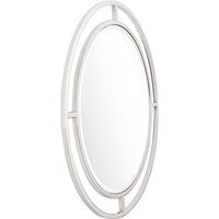 Silver Chic Round Wall Mirror