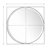 Circle in Square Wall Mirror