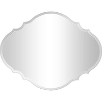 Scalloped Convex Glass Mirror