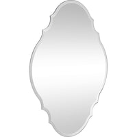 Scalloped Convex Glass Mirror