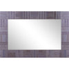 Grey Rectangular Mirror