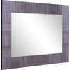 Grey Rectangular Mirror