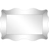 Curvy Framed Glass Mirror