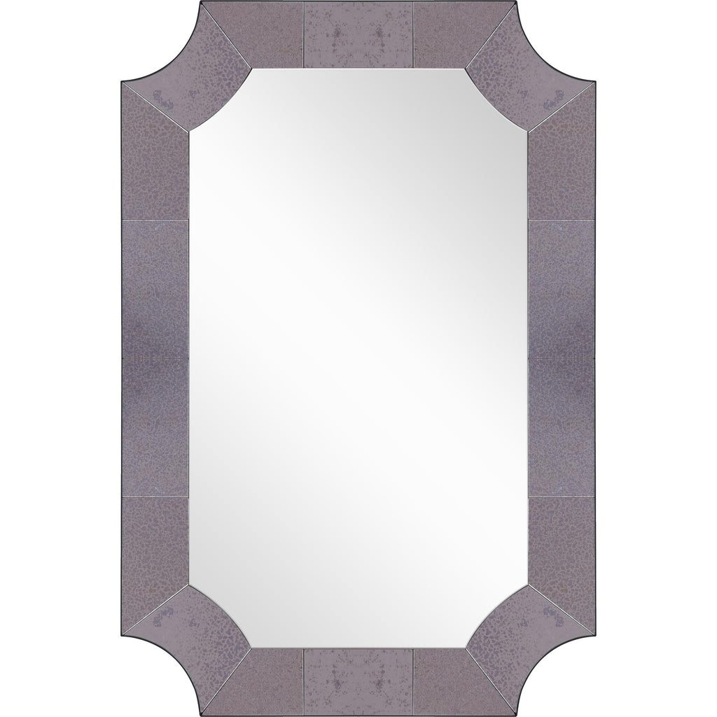 Grey Antiqued Framed Mirror
