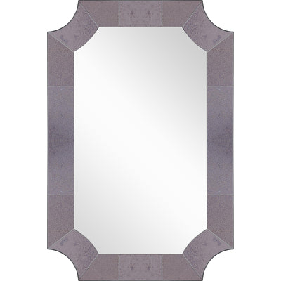 Grey Antiqued Framed Mirror