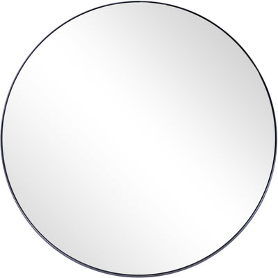 Clean and Chic Round Mirror