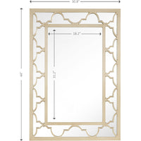 Champagne Glass Wall Mirror