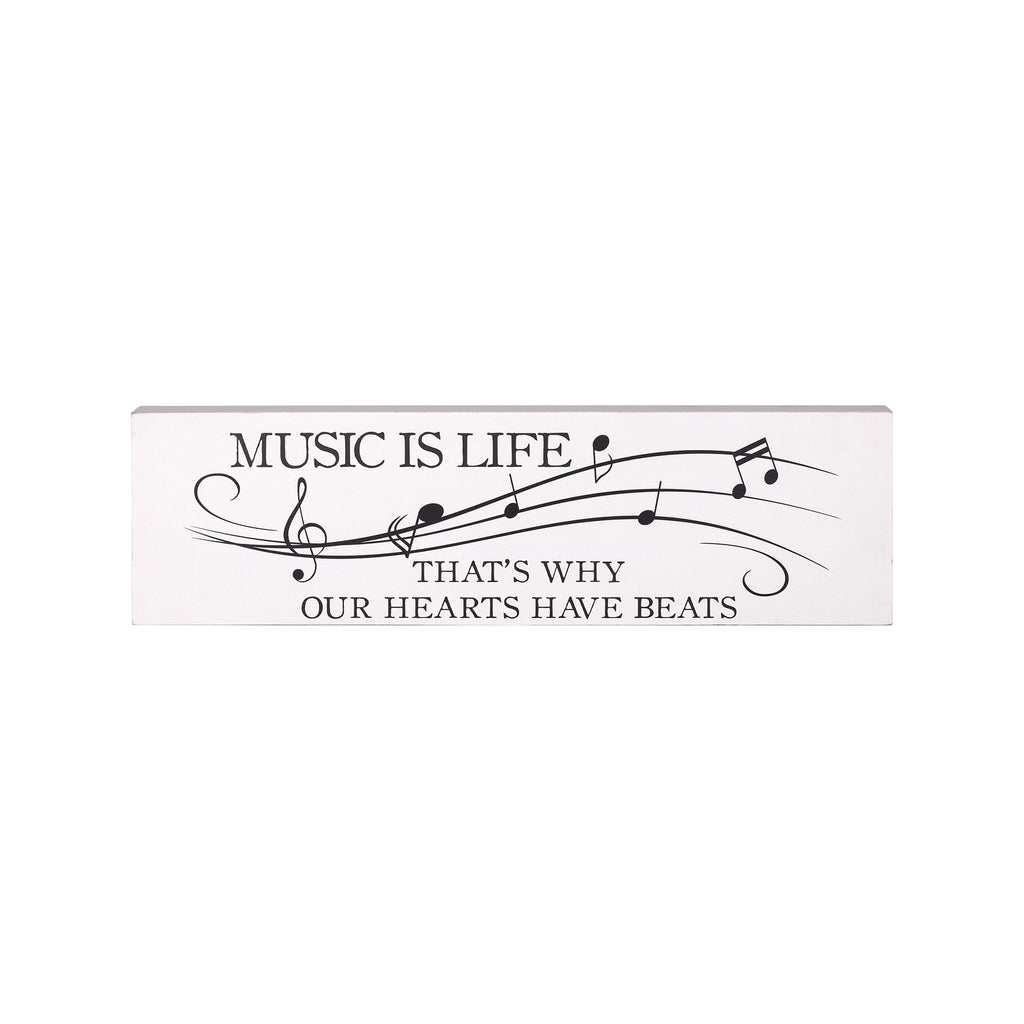 Minimalist Music Is Life Wall Art