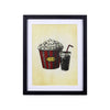 Contemporary Popcorn and Drink Framed Wall Art