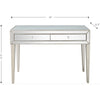 Silver Beaded Console Table